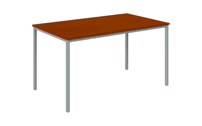 JPT 140 Jídelní stůl 1394 x 800 mm, deska třešeň šumavská / podnož stříbrná